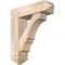Ekena Millwork Balboa Arts and Crafts Smooth Bracket w/ Offset Brace, Douglas Fir, 7 1/2"W x 26"D x 30"H BKT0806X26X30BOA03SDF - alternate 1